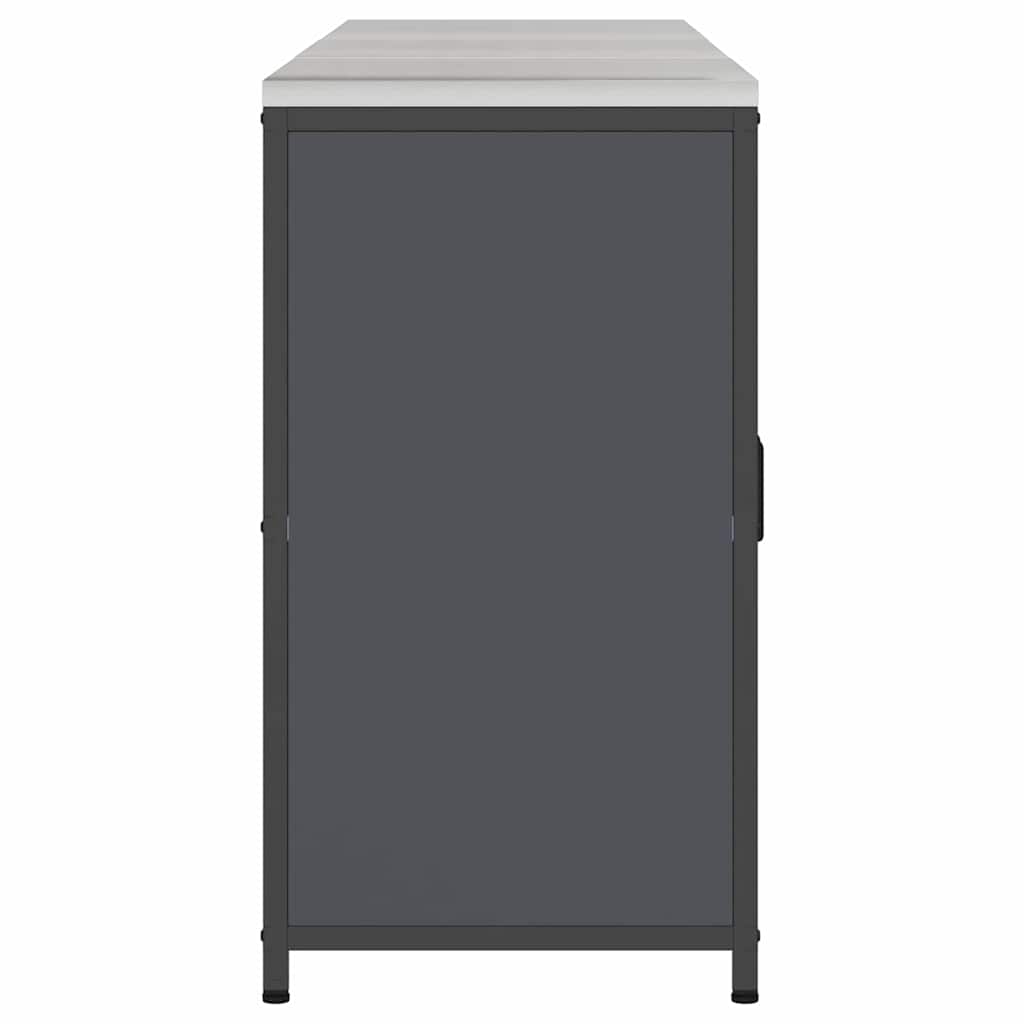 vidaXL Kitchen Storage Set HATTEM 3 pcs Anthracite Cold-rolled Steel