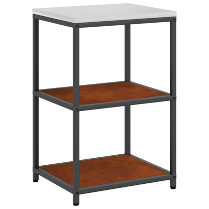 vidaXL Kitchen Storage Set HATTEM 2 pcs Rusty Steel