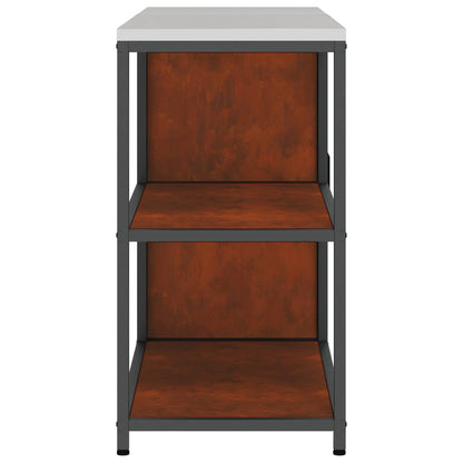 vidaXL Kitchen Storage Set HATTEM 2 pcs Rusty Steel