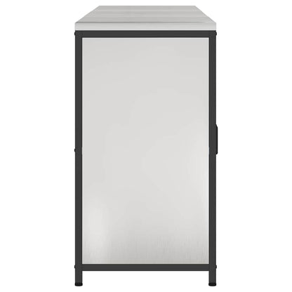 vidaXL Kitchen Storage Set HATTEM 3 pcs Silver Stainless Steel