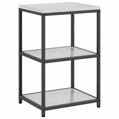 vidaXL Kitchen Storage Set HATTEM 3 pcs Silver Galvanised Steel