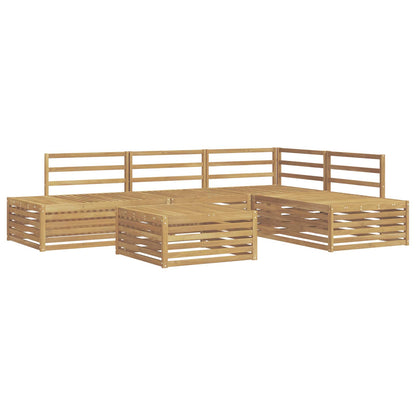 vidaXL 6 pcs Outdoor Sofa Set White