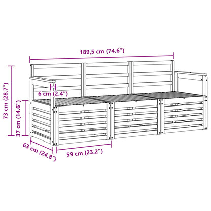 vidaXL Sofa Sets Solid Acacia Wood