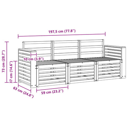 vidaXL Sofa Sets Solid Acacia Wood