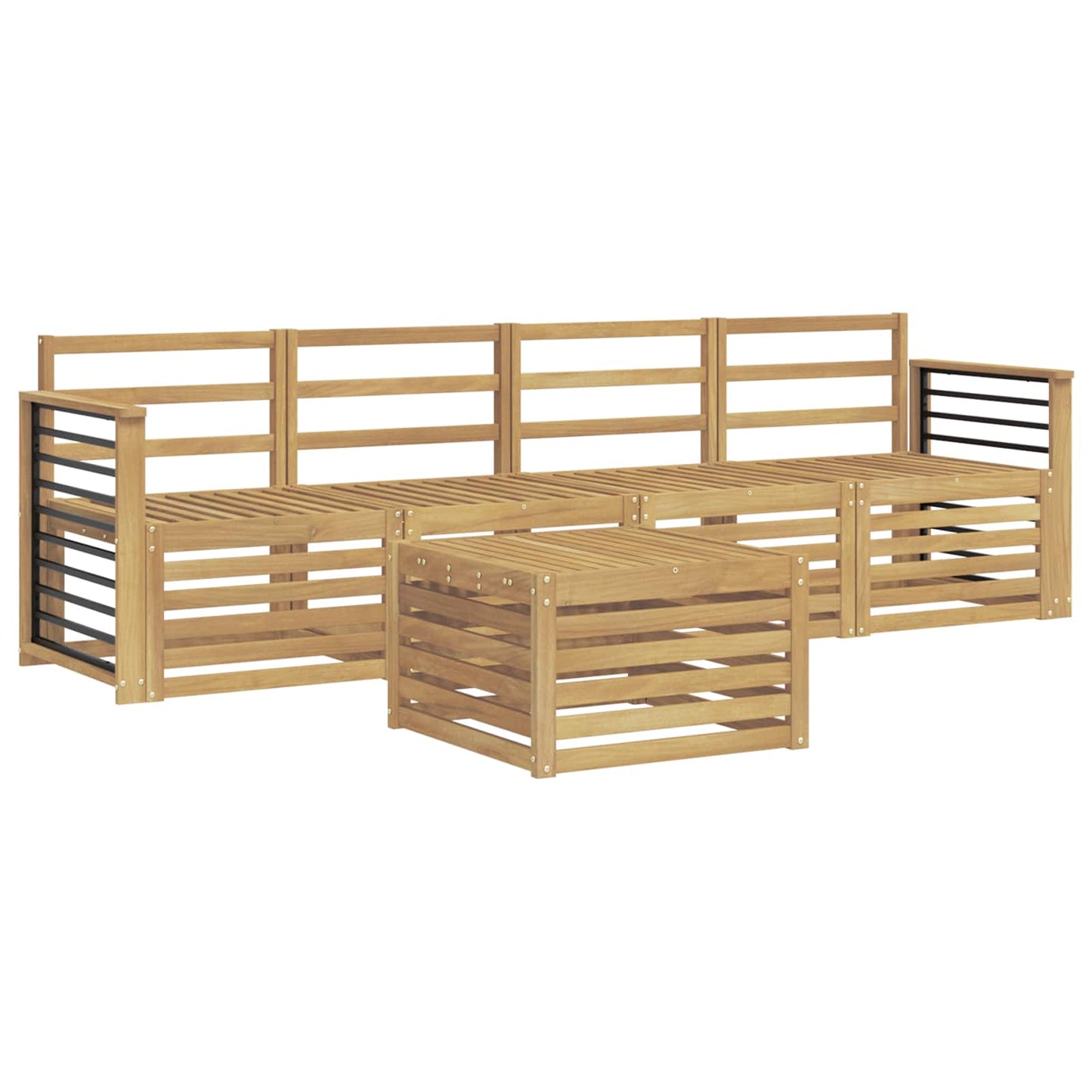 vidaXL Sofa Sets Solid Acacia Wood