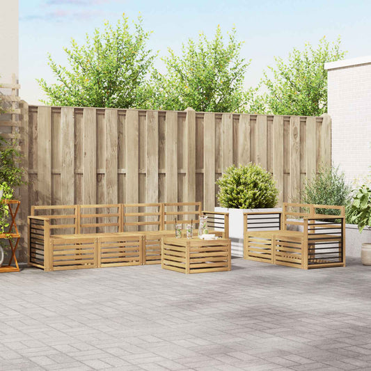 vidaXL Outdoor Sofa Set 7 pcs