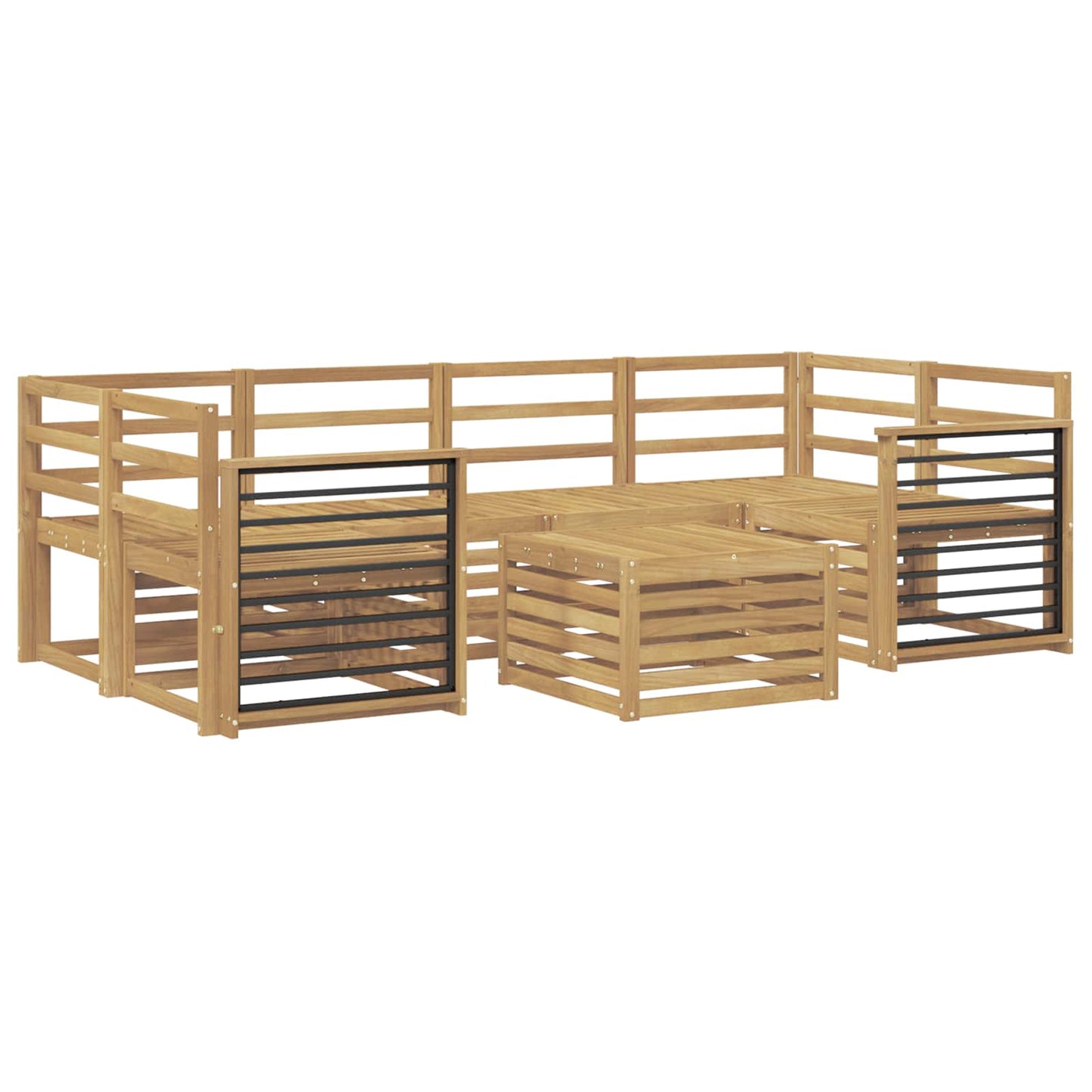 vidaXL Sofa Sets Solid Acacia Wood