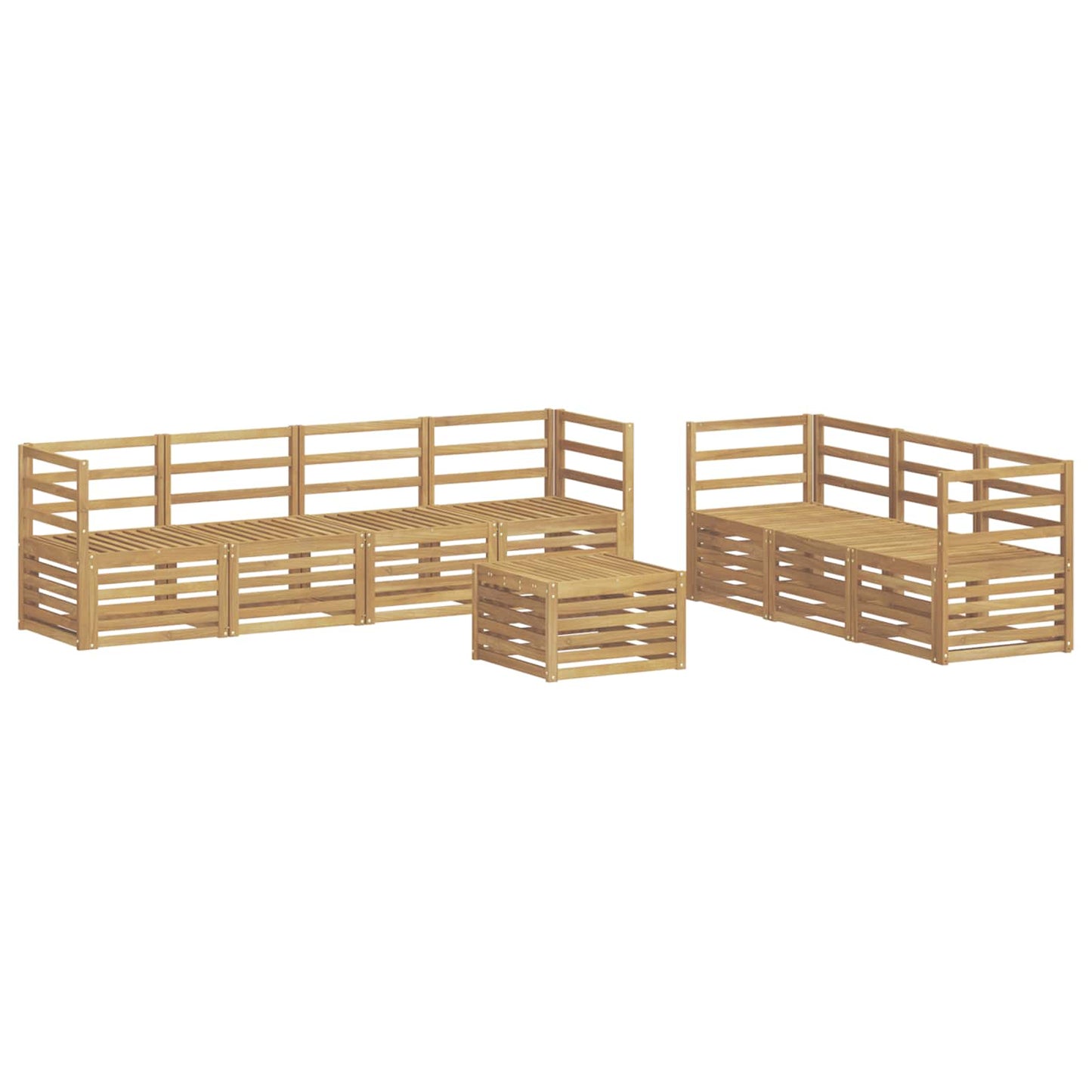 vidaXL Sofa Sets Solid Acacia Wood