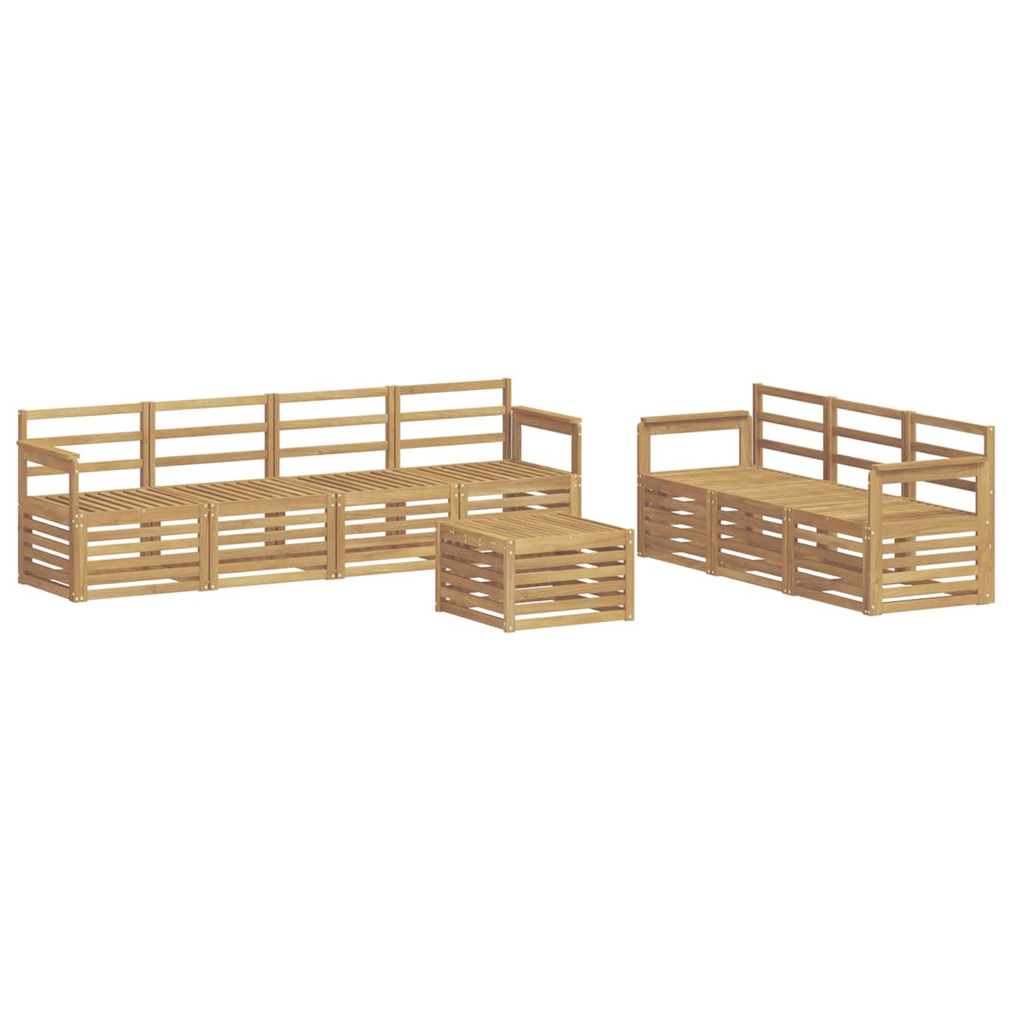 vidaXL Sofa Sets Solid Acacia Wood