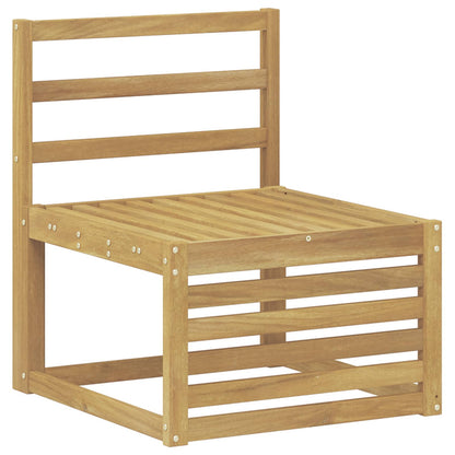vidaXL Outdoor Sofa Set 5 pcs White Solid Acacia Wood
