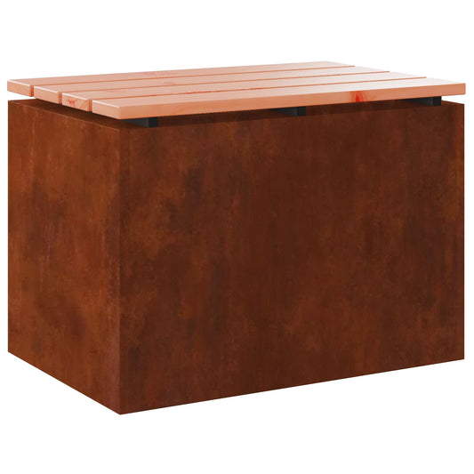 vidaXL Garden Bench Rusty 60 x 40 x 43 cm Weathering steel