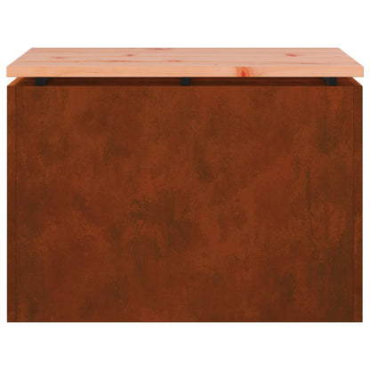 vidaXL Garden Bench Rusty 60 x 40 x 43 cm Weathering steel