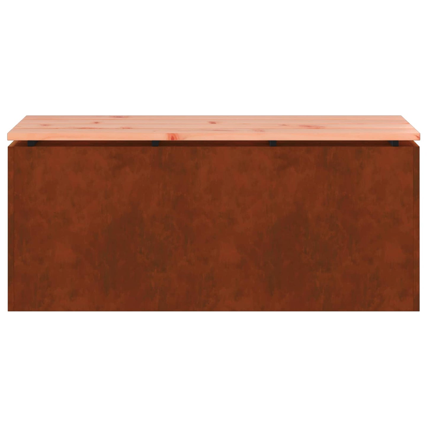 vidaXL Garden Bench Rusty 100 x 40 x 43 cm Weathering steel