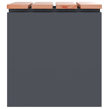 vidaXL Garden Bench Anthracite 40 x 40 x 43 cm Steel