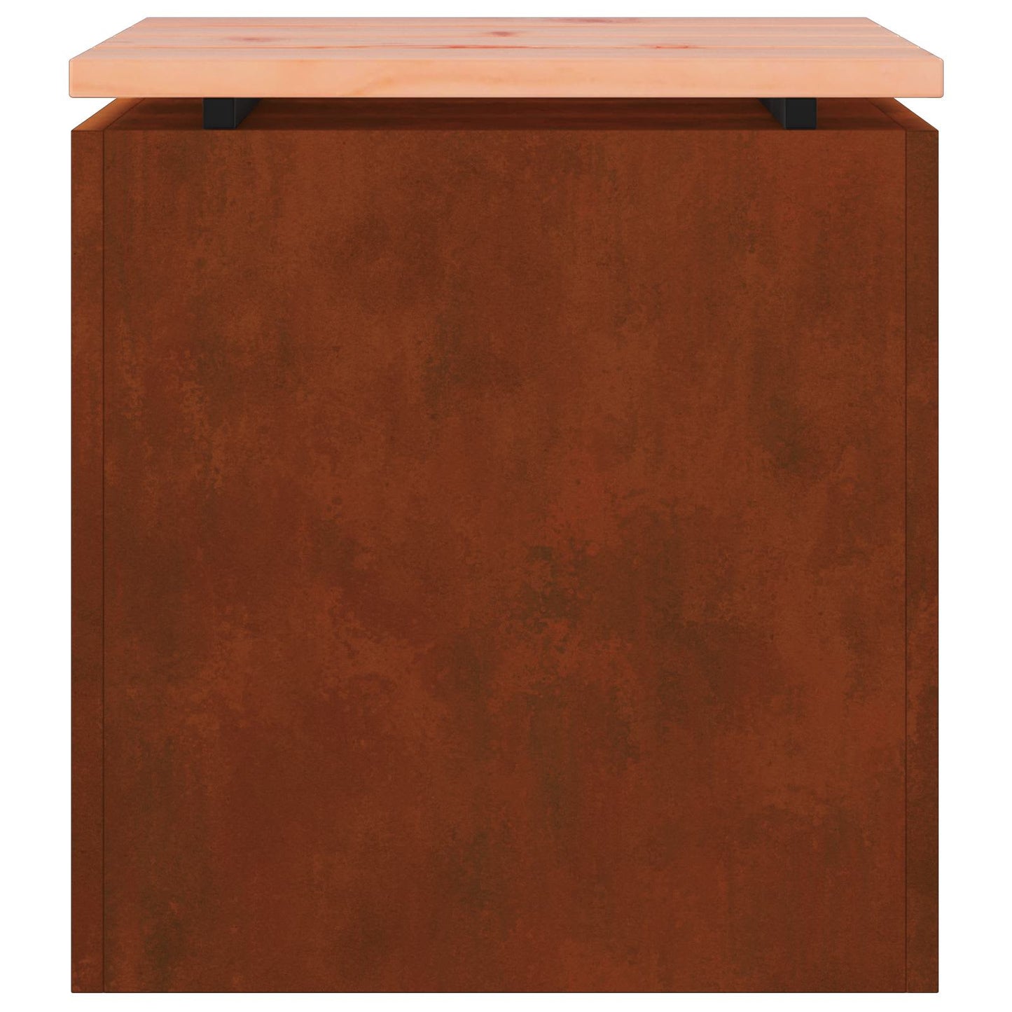 vidaXL Garden Bench Rusty 40 x 40 x 43 cm Weathering steel