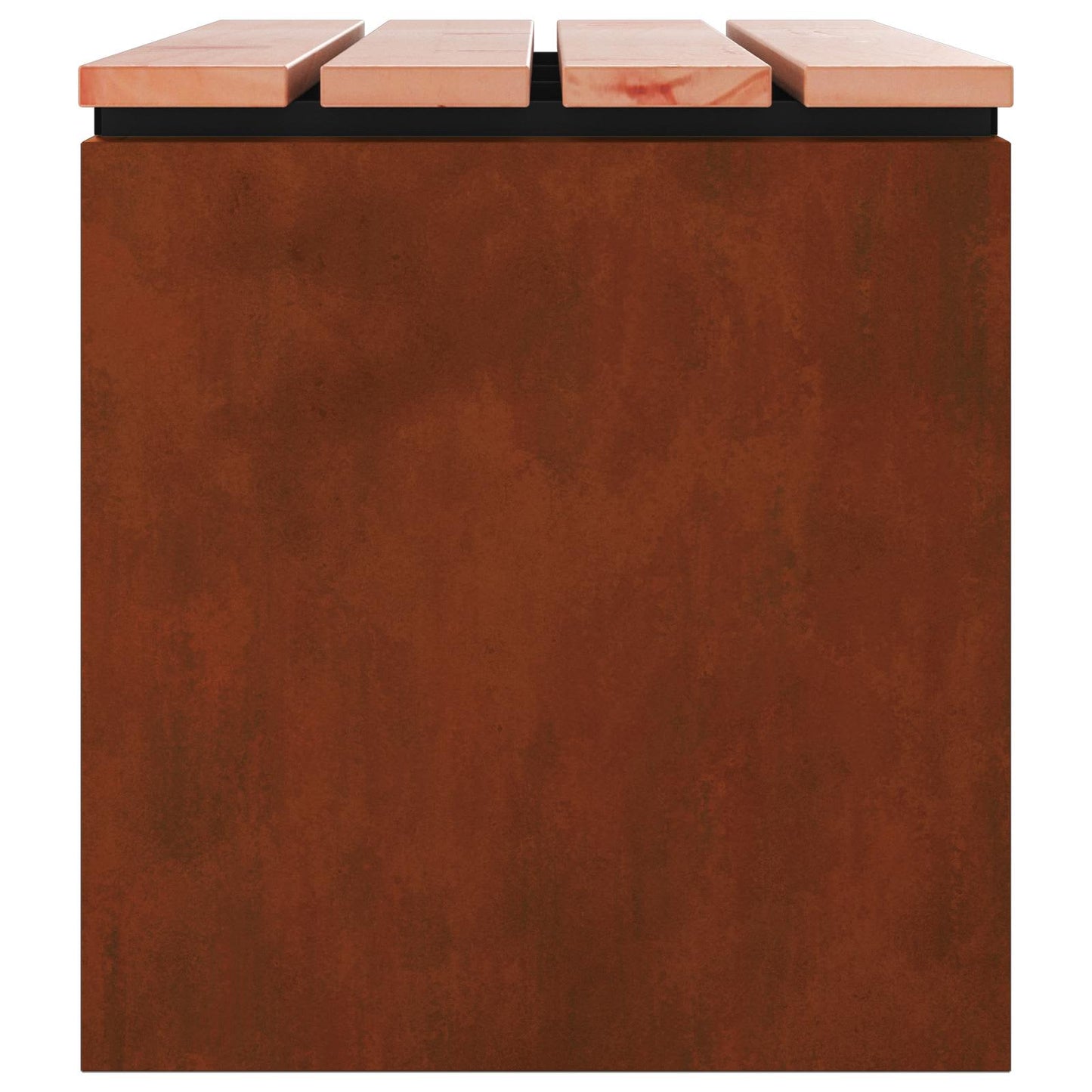 vidaXL Garden Bench Rusty 40 x 40 x 43 cm Weathering steel
