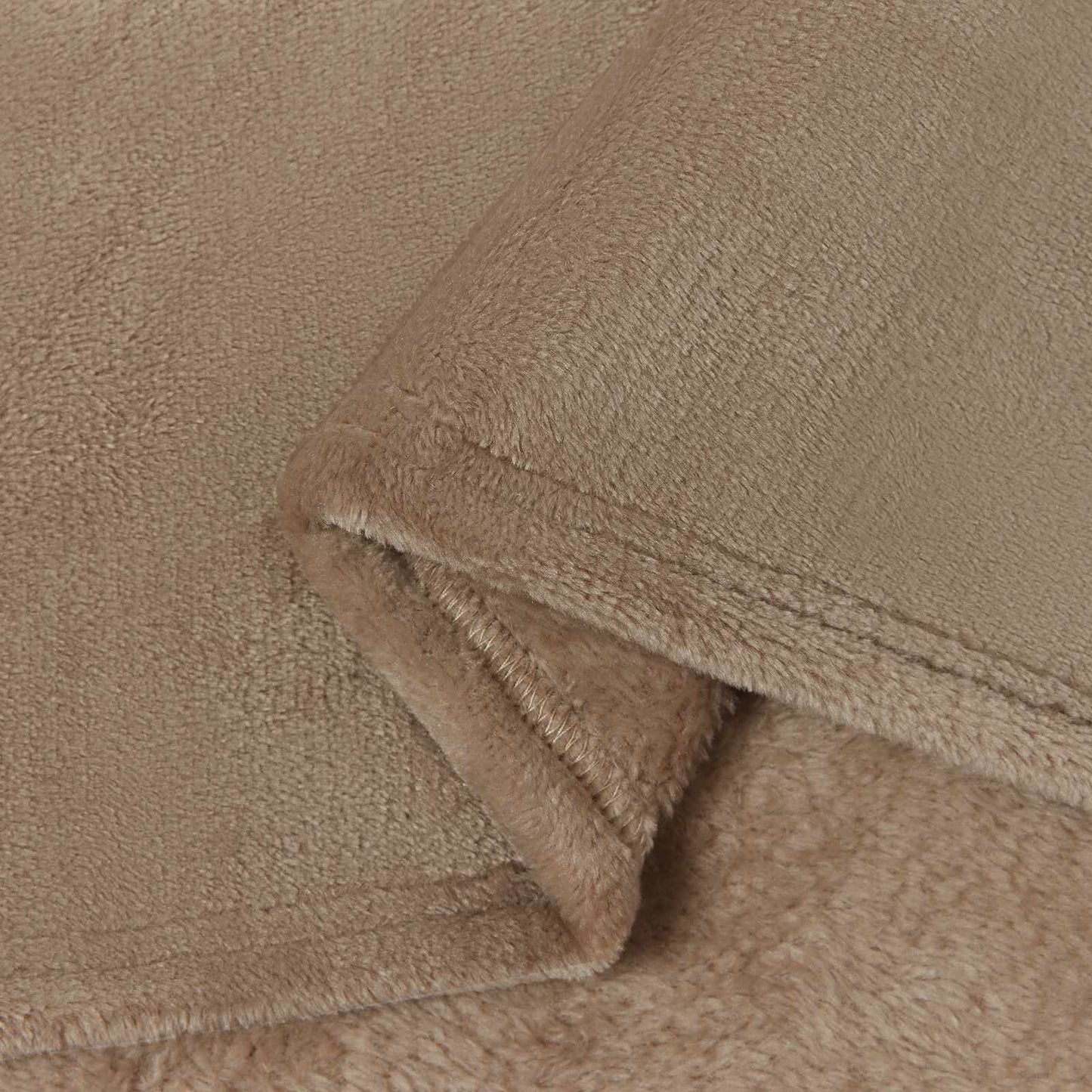 vidaXL Throw Blanket Camel 220 x 240 cm Fleece