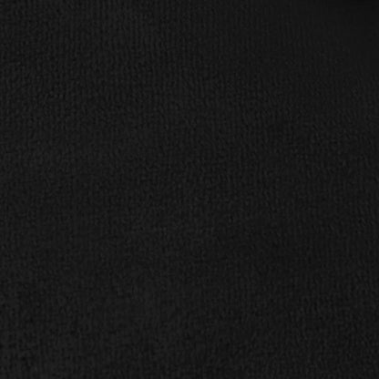 vidaXL Throw Blanket Black 150 x 200 cm Fleece