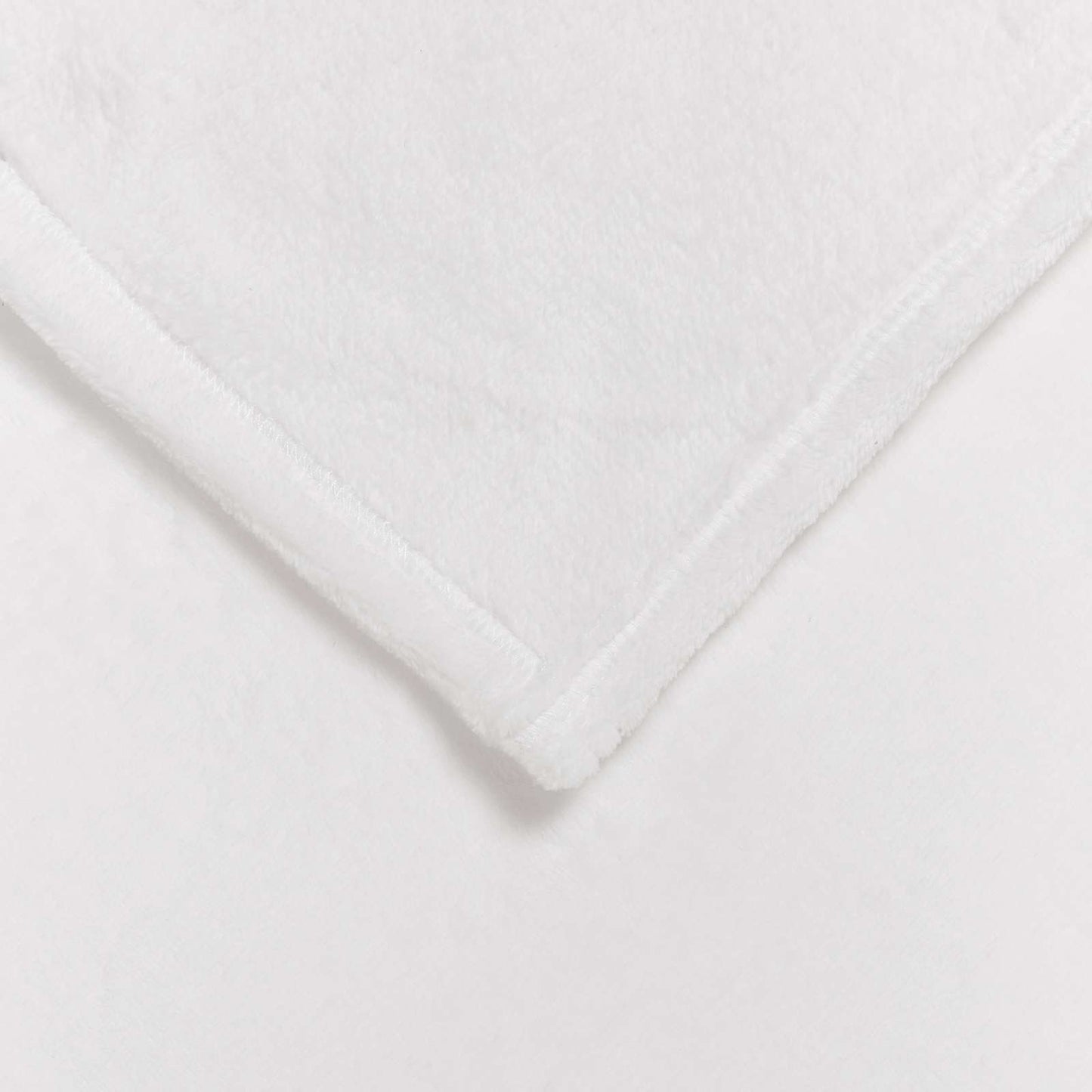 vidaXL Throw Blanket White 240 x 270 cm Fleece