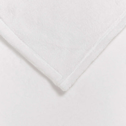 vidaXL Throw Blanket White 240 x 270 cm Fleece