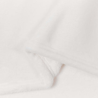 vidaXL Throw Blanket White 240 x 270 cm Fleece