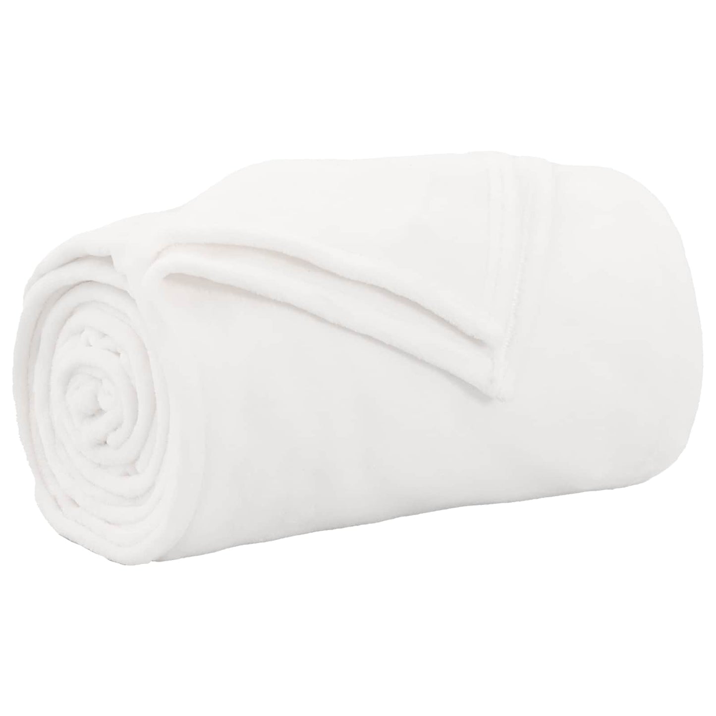 vidaXL Throw Blanket White 240 x 270 cm Fleece