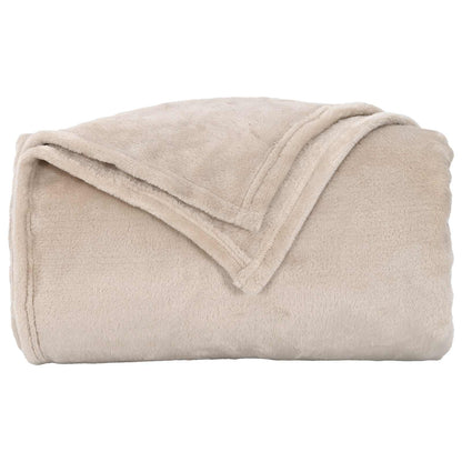 vidaXL Throw Blankets 6 pcs Beige 150 x 200 cm Fleece