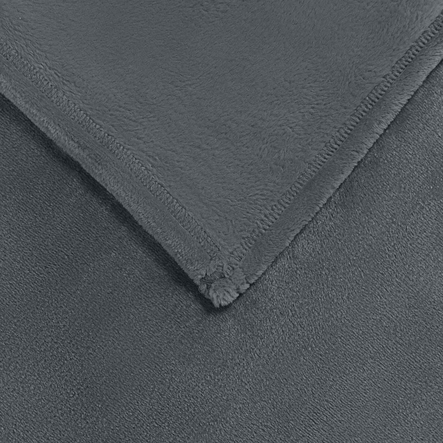 vidaXL Throw Blankets 6 pcs Dark Grey 130 x 150 cm Fleece