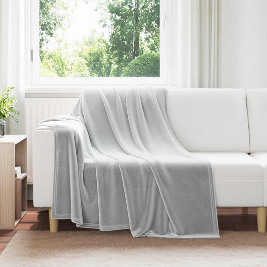 vidaXL Throw Blankets 6 pcs Grey 150 x 200 cm Fleece