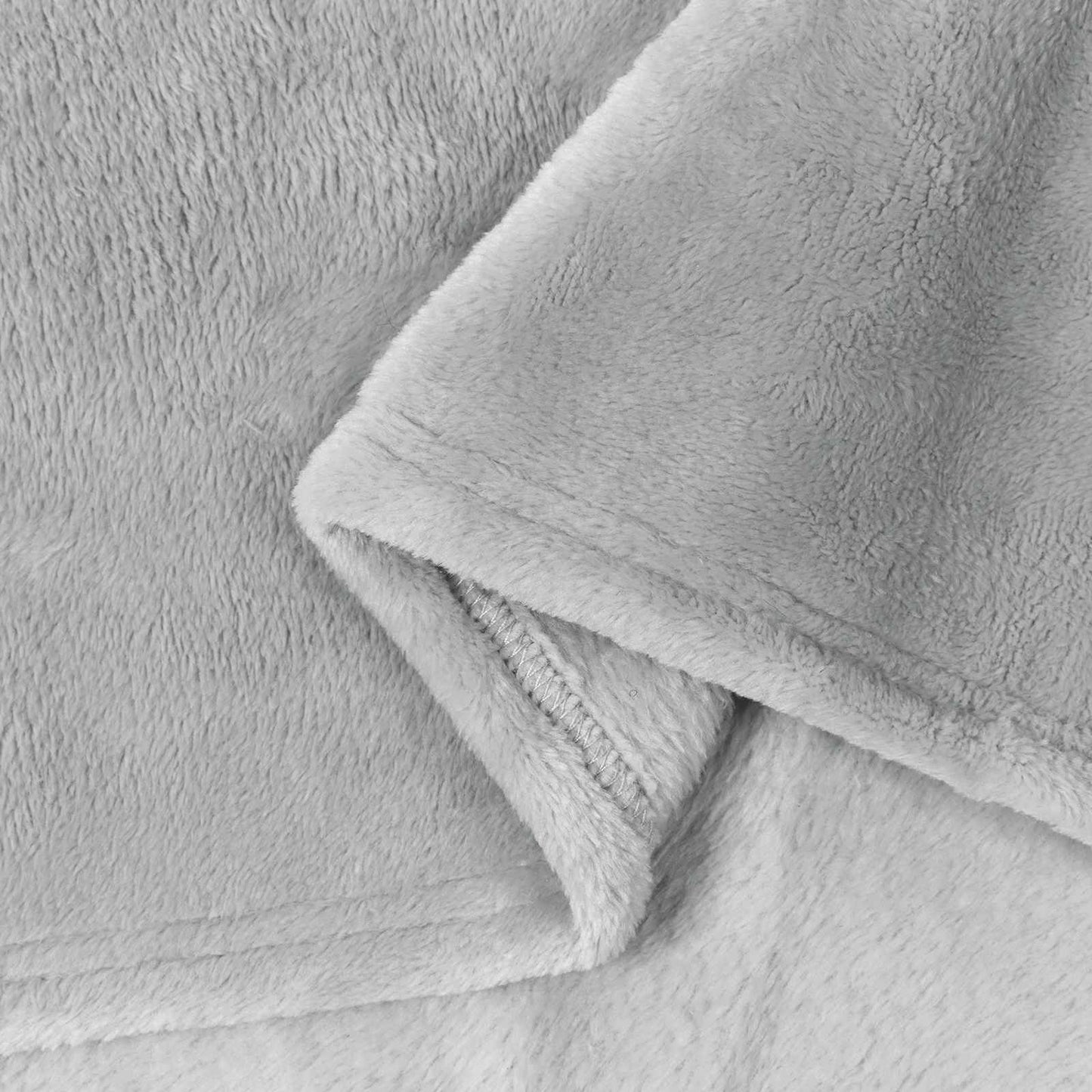 vidaXL Throw Blankets 6 pcs Grey 240 x 270 cm Fleece