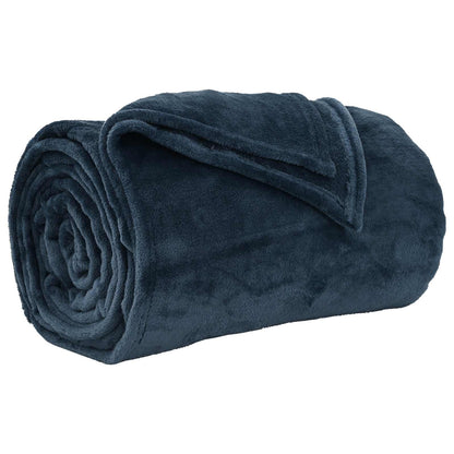 vidaXL Throw Blankets 6 pcs Navy Blue 240 x 270 cm Fleece