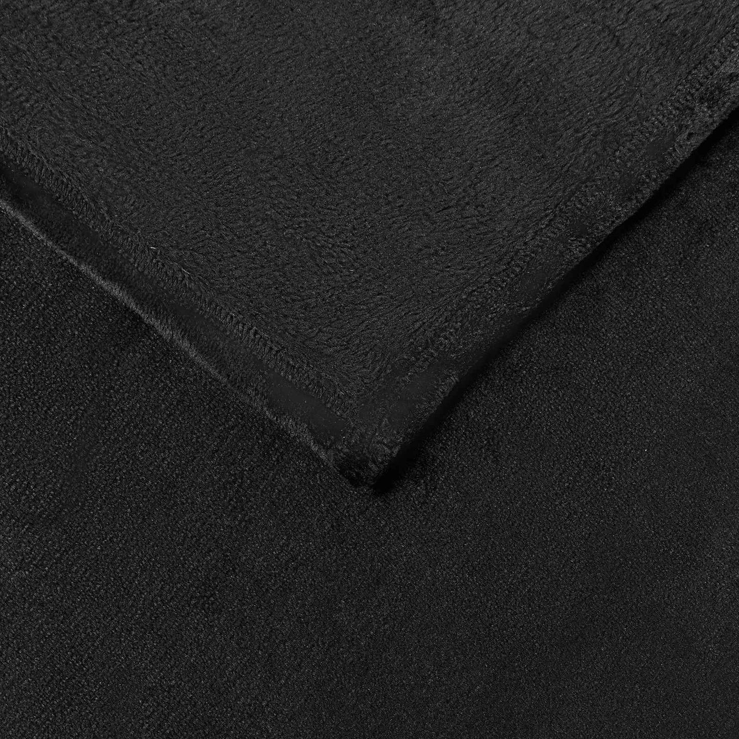 vidaXL Throw Blankets 6 pcs Black 220 x 240 cm Fleece