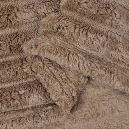 vidaXL Throw Blanket Camel 270 x 240 cm Fleece