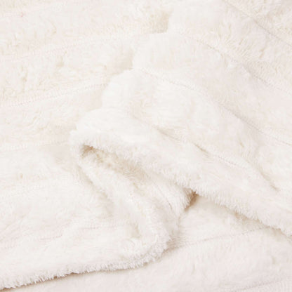 vidaXL Throw Blanket Cream 200 x 150 cm Fleece