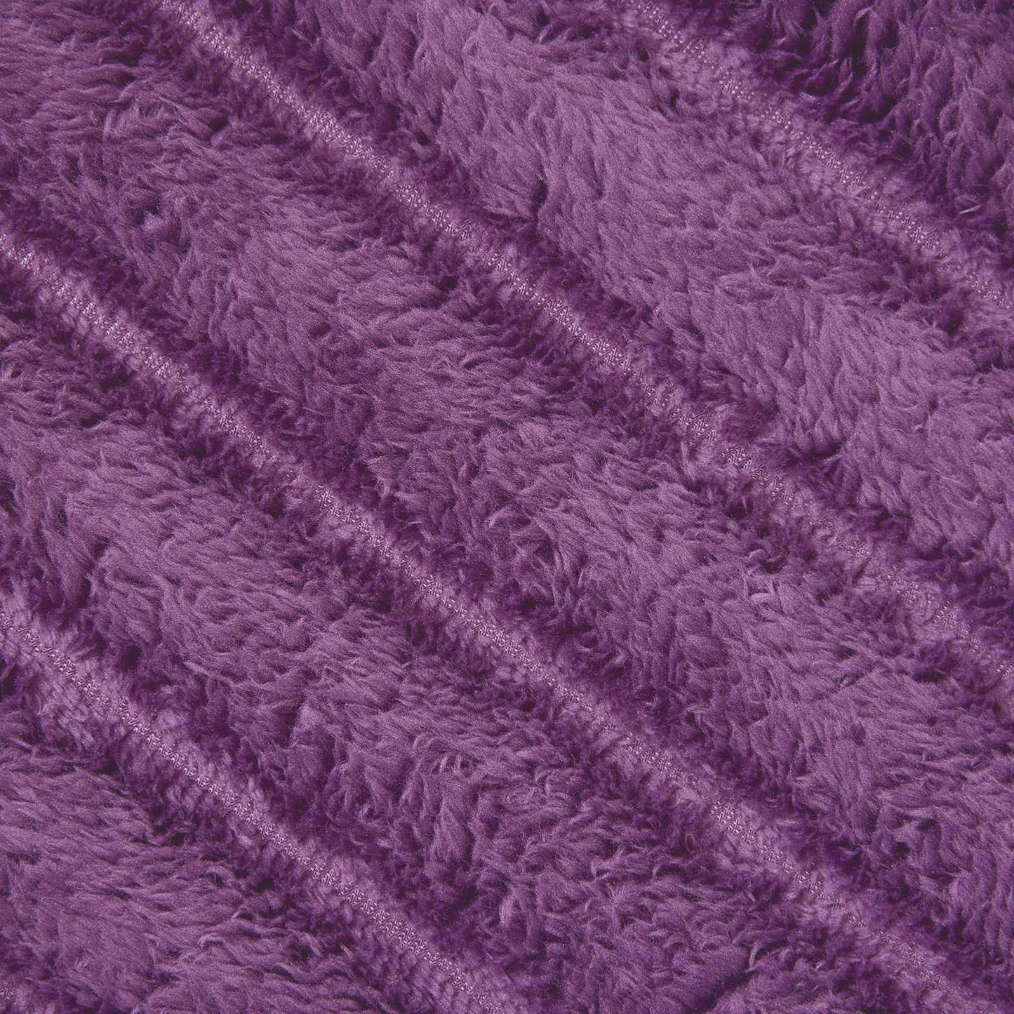 vidaXL Throw Blanket Purple 150 x 130 cm Fleece