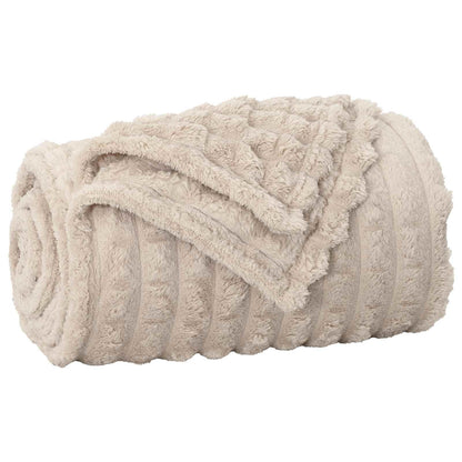 vidaXL Throw Blankets 6 pcs Beige 200 x 150 cm Fleece