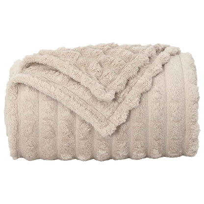 vidaXL Throw Blankets 6 pcs Beige 240 x 220 cm Fleece