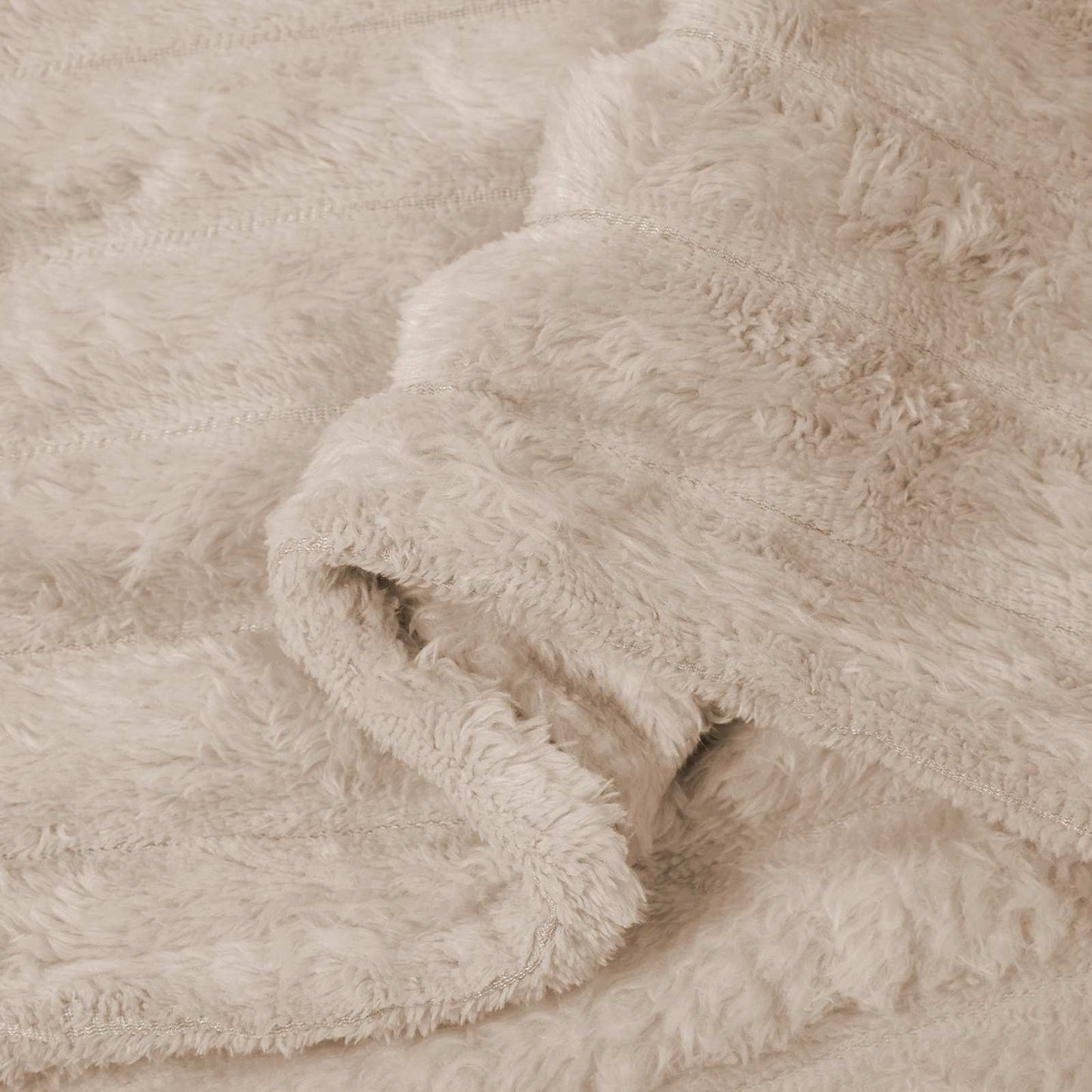 vidaXL Throw Blankets 6 pcs Beige 270 x 240 cm Fleece