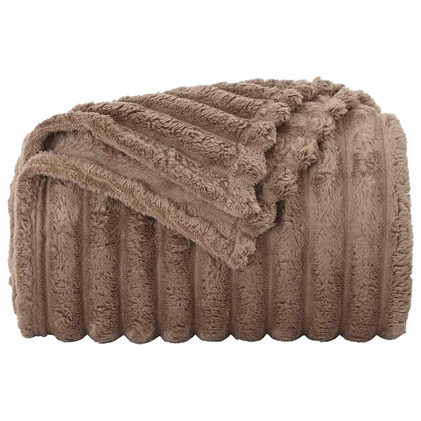 vidaXL Throw Blankets 6 pcs Camel 240 x 220 cm Fleece