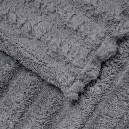 vidaXL Throw Blankets 6 pcs Dark Grey 200 x 150 cm Fleece