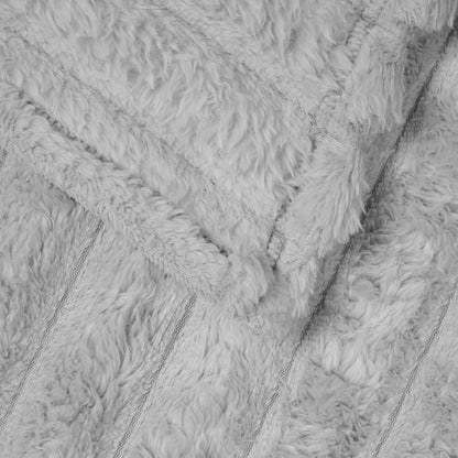vidaXL Throw Blankets 6 pcs Grey 270 x 240 cm Fleece