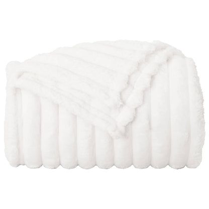 vidaXL Throw Blankets 6 pcs White 200 x 150 cm Fleece
