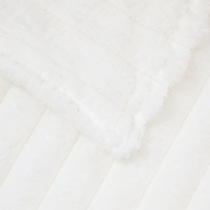 vidaXL Throw Blankets 6 pcs White 240 x 220 cm Fleece
