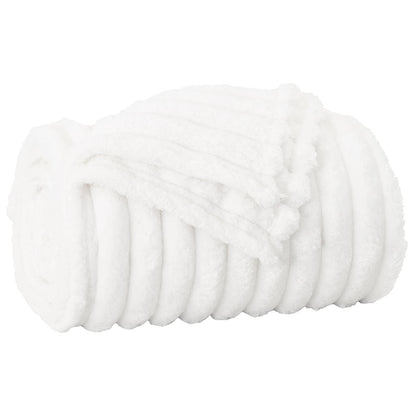 vidaXL Throw Blankets 6 pcs White 270 x 240 cm Fleece