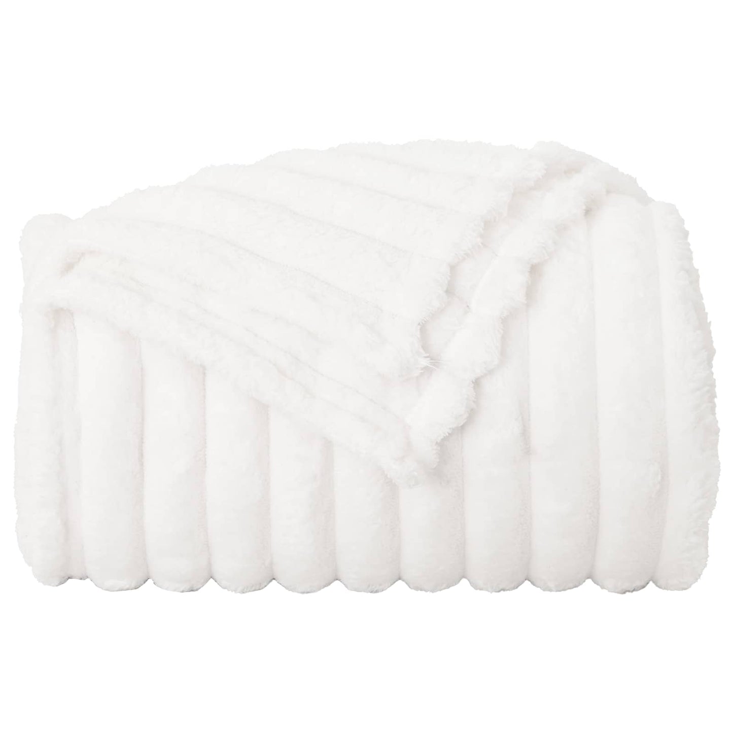vidaXL Throw Blankets 6 pcs White 270 x 240 cm Fleece