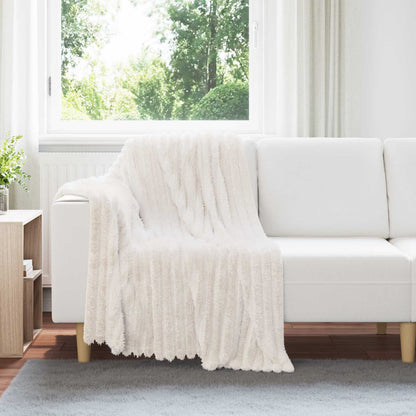 vidaXL Throw Blankets 6 pcs Cream 150 x 130 cm Fleece