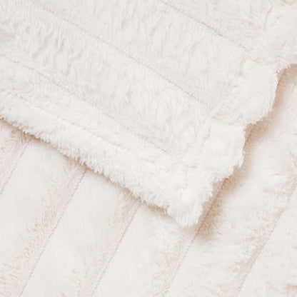 vidaXL Throw Blankets 6 pcs Cream 200 x 150 cm Fleece