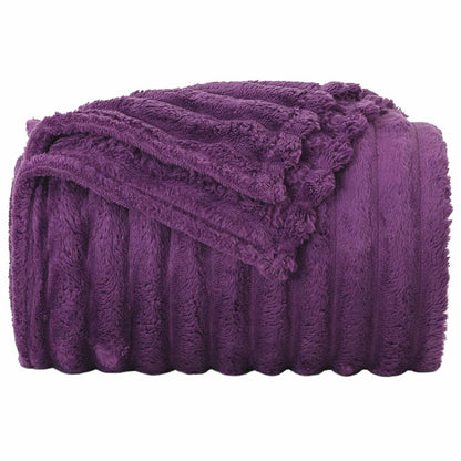 vidaXL Throw Blankets 6 pcs Purple 270 x 240 cm Fleece