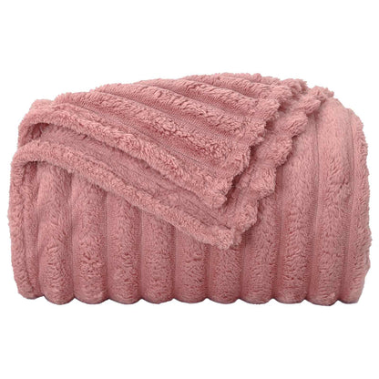 vidaXL Throw Blankets 6 pcs Pink 200 x 150 cm Fleece