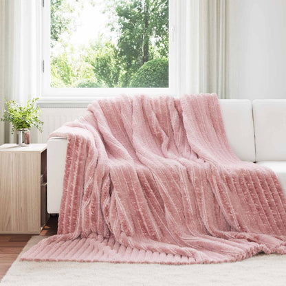 vidaXL Throw Blankets 6 pcs Pink 240 x 220 cm Fleece
